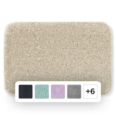 Member's Mark Hotel Premier Soft Bath Rug, 24" x 36" (Assorted Colors) Stone Tile:- Stone Tile