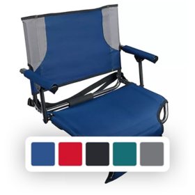 Member's Mark Hard Arm Stadium Seat, Assorted Colors