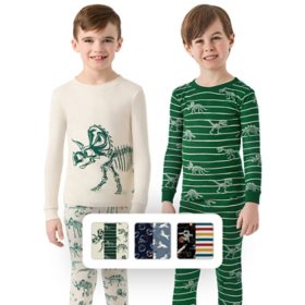 Member's Mark Toddler & Boys 4-Piece Organic Cotton Pajama Set