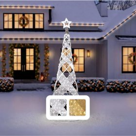 Member’s Mark Over 7’ Pre-Lit Slim Shimmer Tree