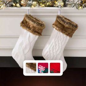 Member's Mark Holiday Stockings, Set of 2