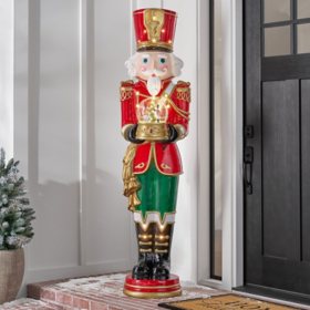 Member's Mark 6' Pre-Lit Musical Grand Nutcracker with Snowglobe