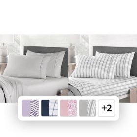 Member's Mark 8-Piece Soft Washed Sheet Set (Assorted Colors & Sizes)