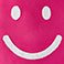 Pink Smiley, variant on Member's Mark Trendy Decorative Pillow Collection, Assorted Styles