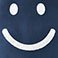 Blue Smiley, variant on Member's Mark Trendy Decorative Pillow Collection, Assorted Styles