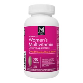 Member's Mark Advanced Women's Multivitamin Tablets, 275 ct.