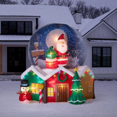 Sants selling Snow Globe inflatable