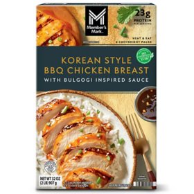 Member's Mark Korean Style BBQ Chicken Breast with Bulgogi Style Sauce, 32 oz.