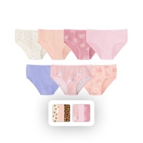 Member's Mark Girls 7-Pack Organic Cotton Brief