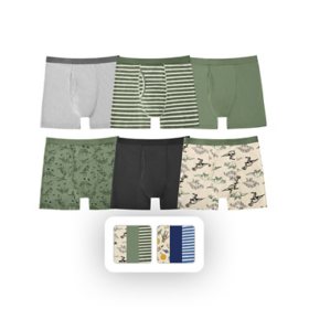 Member's Mark Boys 6-Pack Organic Cotton Boxer Brief