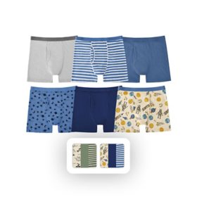 Member's Mark Boys 6-Pack Organic Cotton Boxer Brief