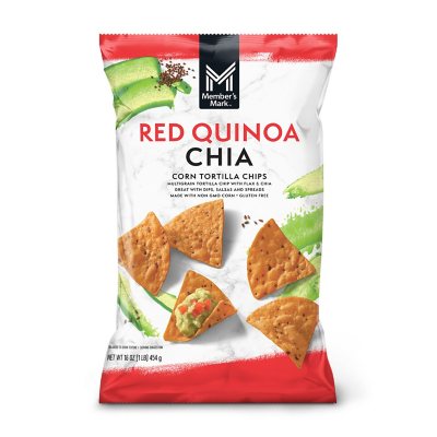 Member's Mark Red Quinoa Chia Corn Tortilla Chips, 16 oz. - Sam's Club