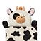 Cow, variant on Member's Mark Plush Character Kids Sleeping Bag, Assorted Styles