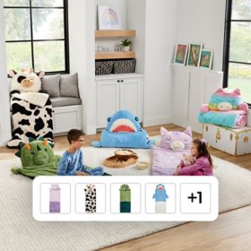 Member's Mark Plush Character Kids Sleeping Bag, Assorted Styles