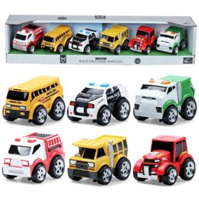 Member's Mark Race or Chase Vehicles, 6 pk.