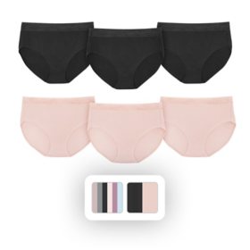 Member's Mark Women's 6-Pack Cotton Luxe Modern Brief