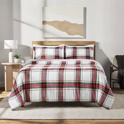 Member's Mark 3-Piece Plush Comforter Set, Assorted Colors and Styles - Sam's Club