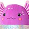 Solid Purple Axolotl, variant on Member's Mark Secret Pocket Squishy Plush, 20"