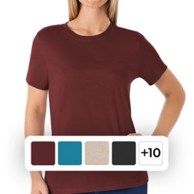 Members Mark Women's Essential Short Sleeve Crewneck Tee