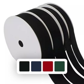 Member's Mark Premium Velvet Ribbon, 4 pk., Assorted Colors