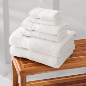 Member s Mark Hotel Premier 6 Piece Towel Set Choose Your Color Sam s Club