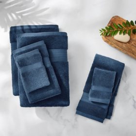 Member's Mark Organic Cotton Towel Set, 6-Piece, Assorted Colors