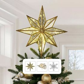 Member’s Mark Pre-Lit Tree Topper, Assorted Styles