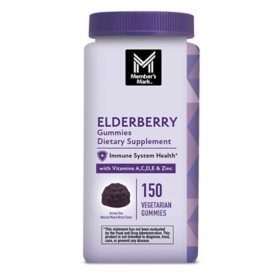 Member's Mark Elderberry Immune Health Gummies, 150 ct.