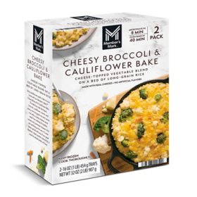 Member's Mark Cheesy Broccoli and Cauliflower Bake, Frozen, 16 oz., 2 pk.