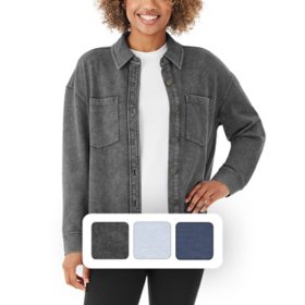 Member's Mark Women's Knit Denim Shirt
