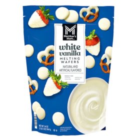 Member's Mark White Vanilla Melting Wafers, 34 oz.