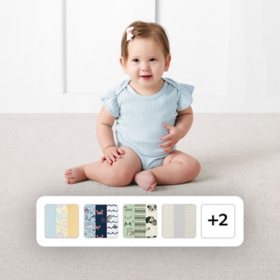 Member's Mark Baby 5-Pack Organic Cotton Bodysuit