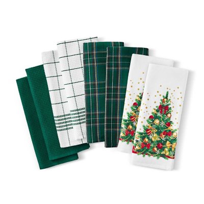 Member's Mark Holiday 8pc Kitchen Towel Set- Christmas Tree:- Christmas Tree