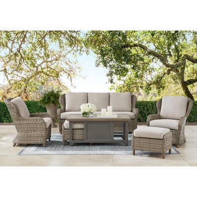 Member s Mark Rosehill Deep Seating Set with Sunbrella Fabric 6pc