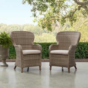 Member's Mark Rosehill Dining Chair with Sunbrella Fabric, Set of 2