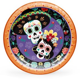 Member's Mark Día De Los Muertos Paper Plates, 10",  85 ct.