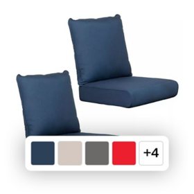 Member's Mark Deep Seating Cushions with Sunbrella Fabric, Set of 2