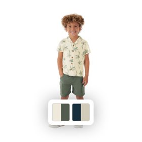Member's Mark Toddler Boys 2-Piece Button Down Tee Playwear Set	