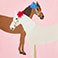 Horse, variant on Member's Mark Girls Short Sleeve Graphic Tee