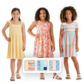 Member's Mark Girls 3-Pack Knit Dress