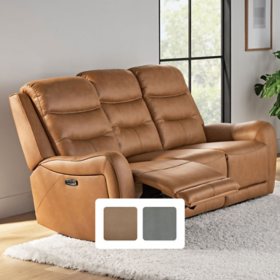 Member's Mark Cooper Power Reclining Leather Sofa