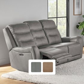 Member's Mark Cooper Power Reclining Leather Sofa