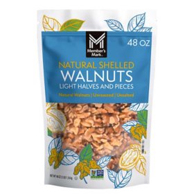 Member's Mark Natural Shelled Walnuts, 3 lbs.