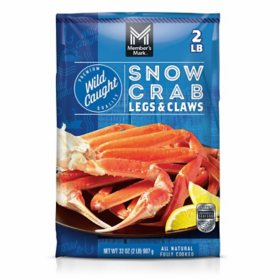 Member's Mark Wild Caught Snow Crab Legs and Claws, 2 lbs.