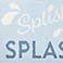 Light Blue Splish Spalsh, variant on Member's Mark Fashion Bath Mat, 21"x34", Assorted Designs