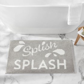 Member's Mark Fashion Bath Mat, 21"x34", Assorted Colors		
