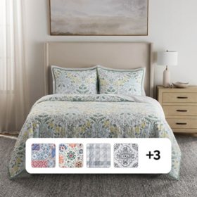 Member’s Mark 3-Piece Printed Quilt Sets, Assorted Designs and Sizes