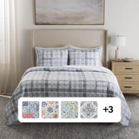 Member’s Mark 3-Piece Printed Quilt Sets, Assorted Sizes
