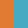 Orange/Teal, variant on Member’s Mark Foam Floating Pad, 6' x 15'