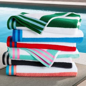 Member's Mark Oversized 2-Pack Beach Towels, 40" x 72", Assorted Designs